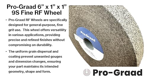 1 pack 6 x 1 x 1 9s fine series 1000 rf long life convolute deburring finishing amp polishing wheel includes arbor adapter for use on 34 58 12 inch shaft sizes pack of 1