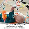 Fisher-Price Gimnasio de actividades musicales 3 en 1 Alfombra con luces, sonidos y accesorios, juguete para bebé recién nacido (Mattel HPF39) #3