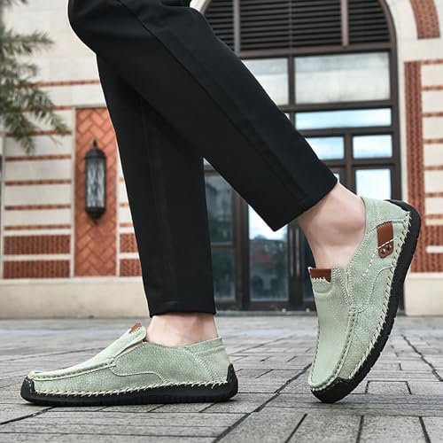 Mens Loafers Casual Slip on Shoes Business Lightweight Refreshing Classic Slippers Walking Driving2