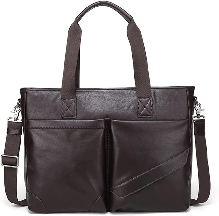 Cowhide Handbag Business Briefcase Male Leather Bag Shoulder Short Trip Travel Men's