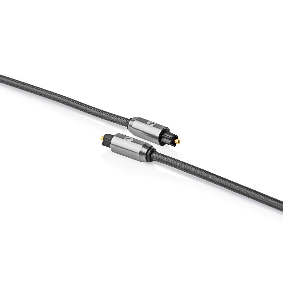 NEDIS Premium Digital Optical Toslink Audio Cable/Black - 1m - Image 4