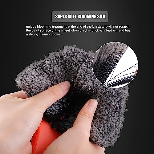 Spta CDBMIX 8Pcs Wheel & Tire Brush Car Detailing Kit, Easy Reach Wheel And Rim Brush, 5Pcs Detailing Brushes thumb #4