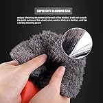 SPTA 8Pcs Wheel & Tire Brush Car Detailing kit, Easy Reach Wheel and Rim Brush, 5pcs Detailing Brushes, Short Handle Cleaning Brush, 1pc Microfiber Cleaning Cloth, Great to Clean Dirty Tires - Image 5