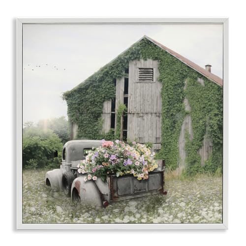 'Magical Farmhouse Barn with Vines'| Framed Giclee Art