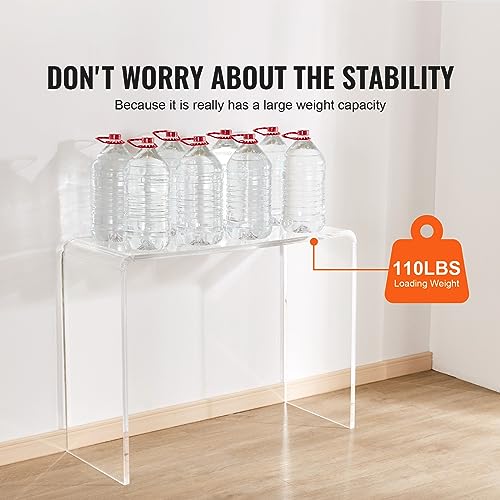 Vevor ACRYLIC CONSOLE TABLE Clear Acrylic End Table thumb #4