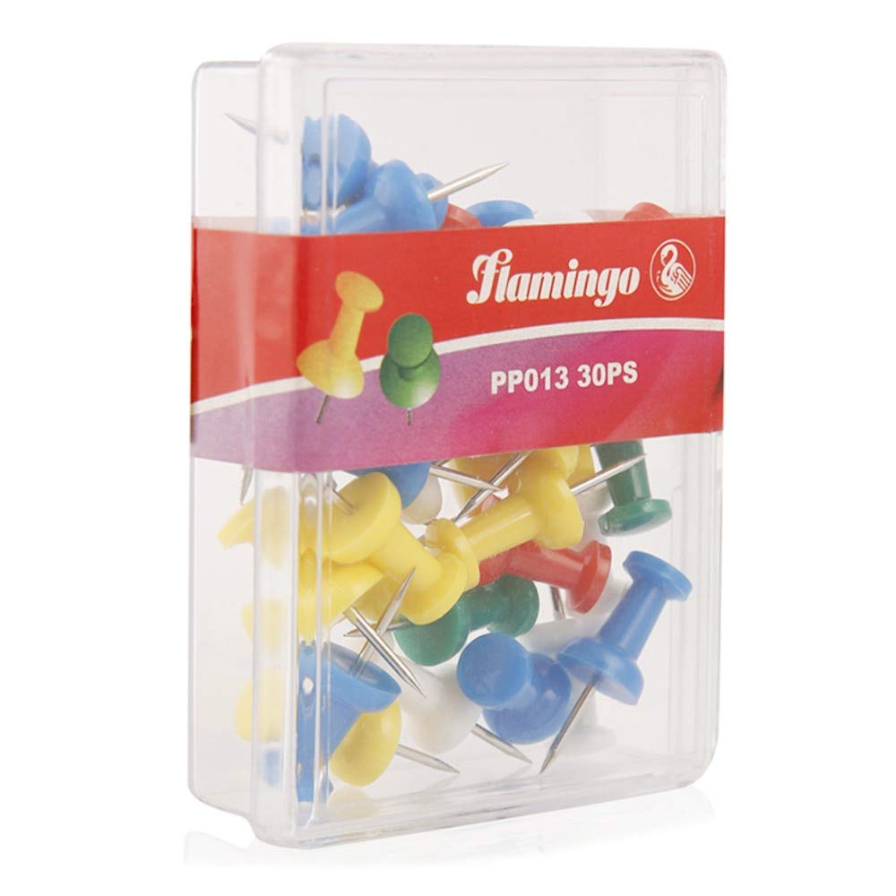 Flamingo Plastic Thumb Tack (S1X30)