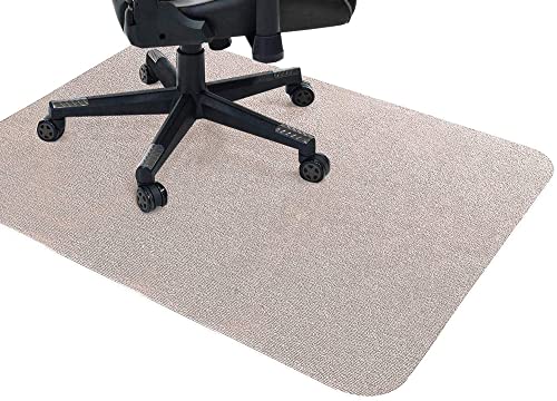 Protégez votre sol avec le tapis de chaise de bureau FANDIAO beige 4mm