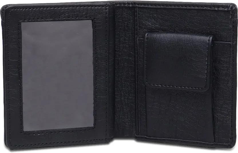friendskart Leather Wallet for Men (Black)-picture-0