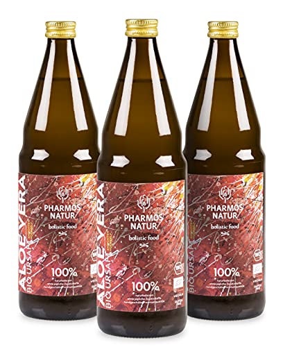 Pharmos Natur - Aloe Vera Bio Ursaft Kurpackung - 3x750 ml Cover