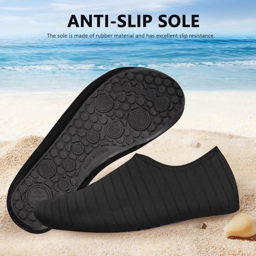 Water Shoes for Women Men Quick-Dry Barefoot Aqua Socks Swim Pool Non Slip Surf Yoga Exercise Outdoor Trave Essentials2