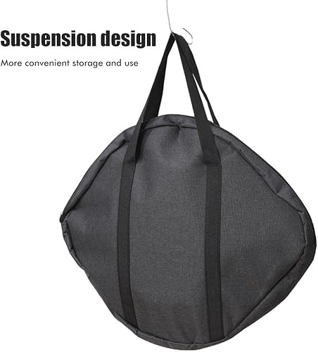 Miniatura 4 de Bolsa de almacenamiento para parrilla, con cremallera, de hierro fundido, con asas, para acampar al aire libre, picnic, utensilios de cocina, color