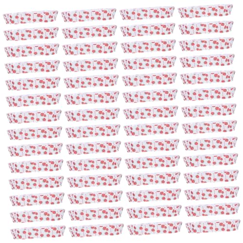 Ciieeo 100Pcs Disposable Paper Food Boats Multi Function Hot Dog Holders for Parties Convenient Snack Supplies for Festivals and Outdoor Events