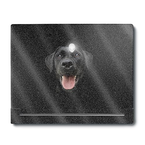 Image of MightySkins Glossy Glitter Skin Compatible with Alienware X16 R1 (2023) Full Wrap Kit - Black Lab | Protective, Durable High-Gloss Glitter Finish | Easy to Apply & Change Styles | Made in The USA