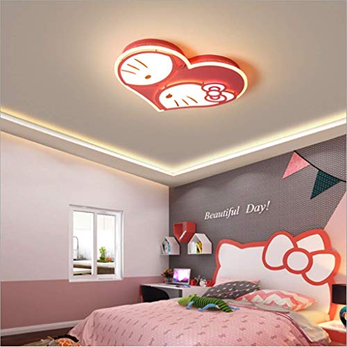 Lampe pépinière haut de gamme en acrylique rose 60cm avec système LED dimmable