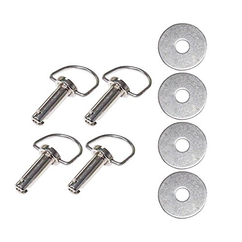 PROMOTOR Fastener Hard Saddlebag Mounting Pin Bolts Fit for HD Touring Electra Glide, Street Glide, Road Glide, Road King, Softail Modles etc.