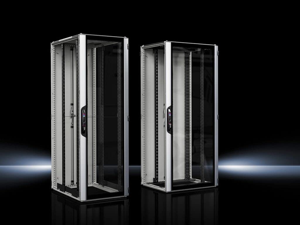 Buy Rittal 5305124 VX IT Network/Server Rack with Glazed Door and ...