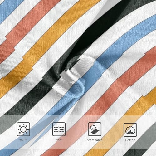 Girls' Underpants Kids Cotton Underwear Panties Briefs For Girl Age 2-8 Years Colorful Diagonal Stripes3