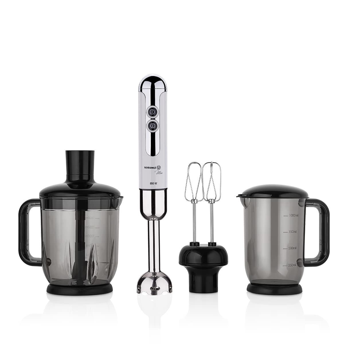Korkmaz Mia Vanilya Krom Mega Blender Set