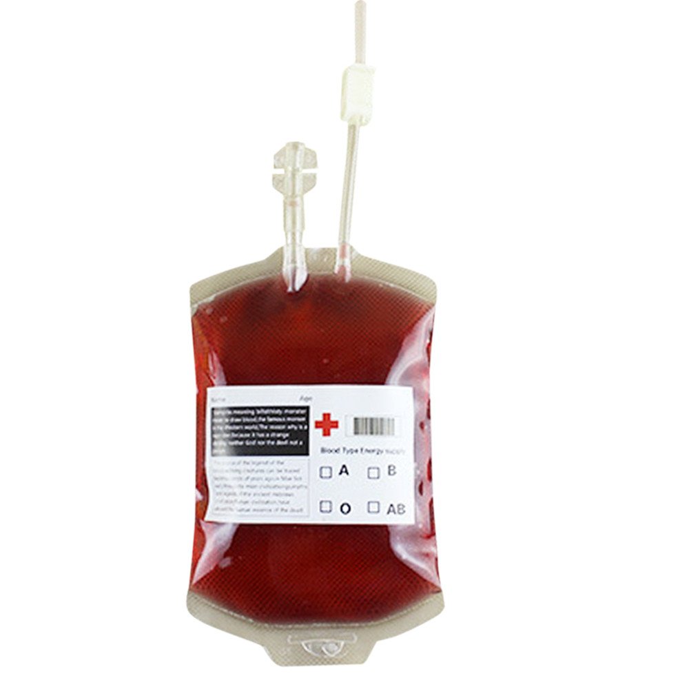 Buy Retrofish Reusable Blood Bag IV Drink Blood Pouches 400450ml