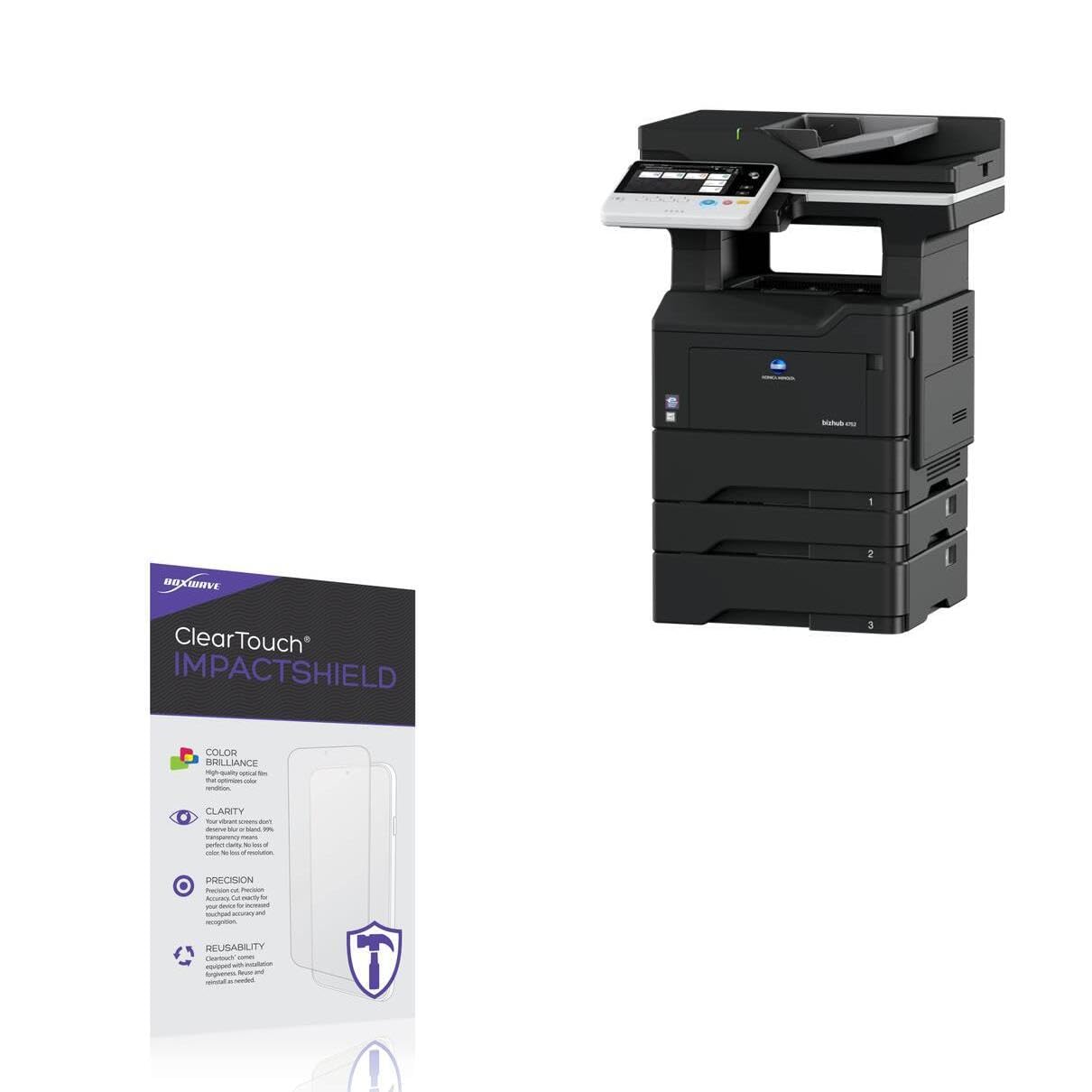 BoxWave Screen Protector Compatible with Konica Minolta bizhub 4752 - ClearTouch ImpactShield (2-Pack), Impenetrable Screen Protector Flexible Film