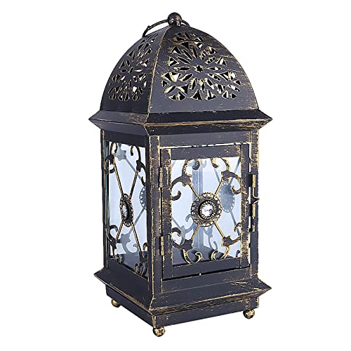 Lanterne à bougie en métal pour réchauffer l'ambiance de votre foyer