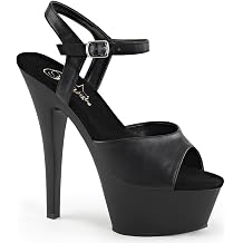 Pleaser Womens Kiss-209 Ankle-Strap Sandal
