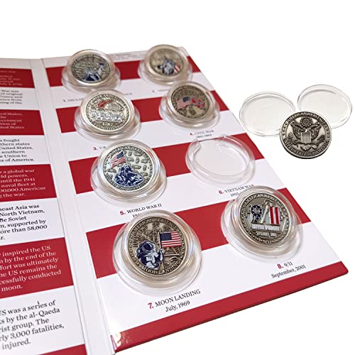 Us Coin Collection - 8 Rare Coins Of American Heritage - Collectible Coins - Coins For Collectors - Collectible Coin Sets - Connect To The Us History #TOP1