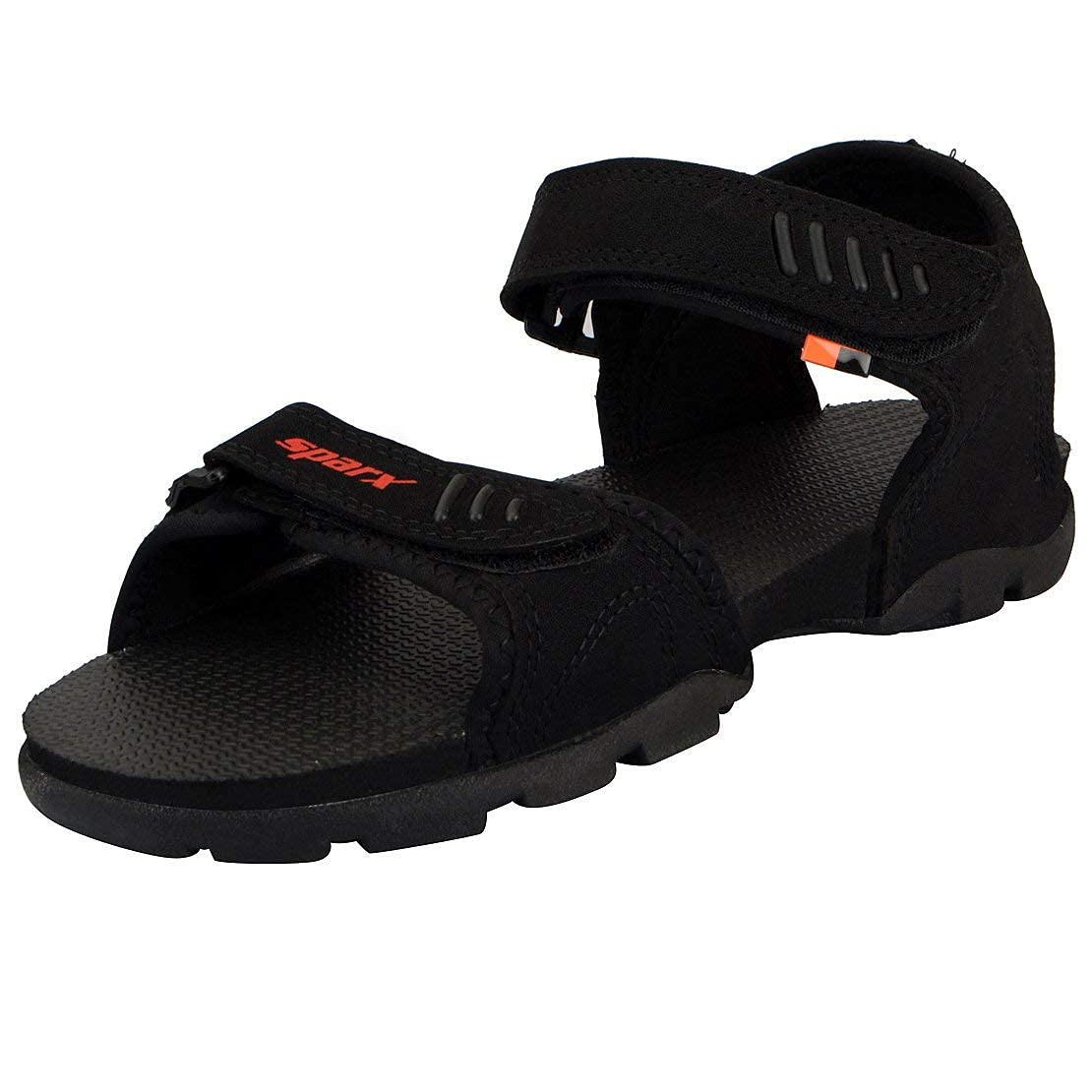 Sparx mens SS 101 | Latest, Daily Use, Stylish Floaters | Black Sport Sandal - 7 UK (SS 101)