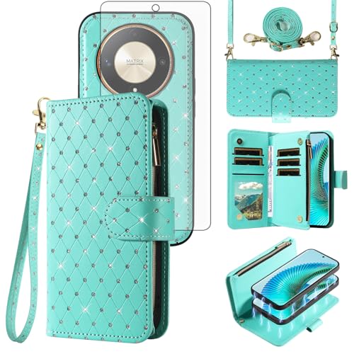 Honor X9B coque de protection antichoc Asuwish bleu flexible