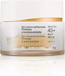 Gel Creme Antissinais Firmeza e Luminosidade 45+ Dia Chronos Derma 40 g