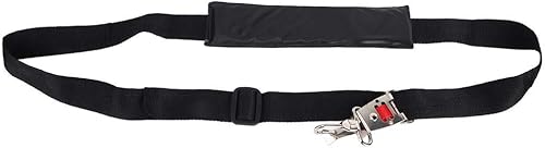 Miniatura 5 de TOPINCN Correa de hombro recortadora de nailon Strimmer Arnés de hombro único Correa de liberación rápida para desbrozadoras con gancho de transporte