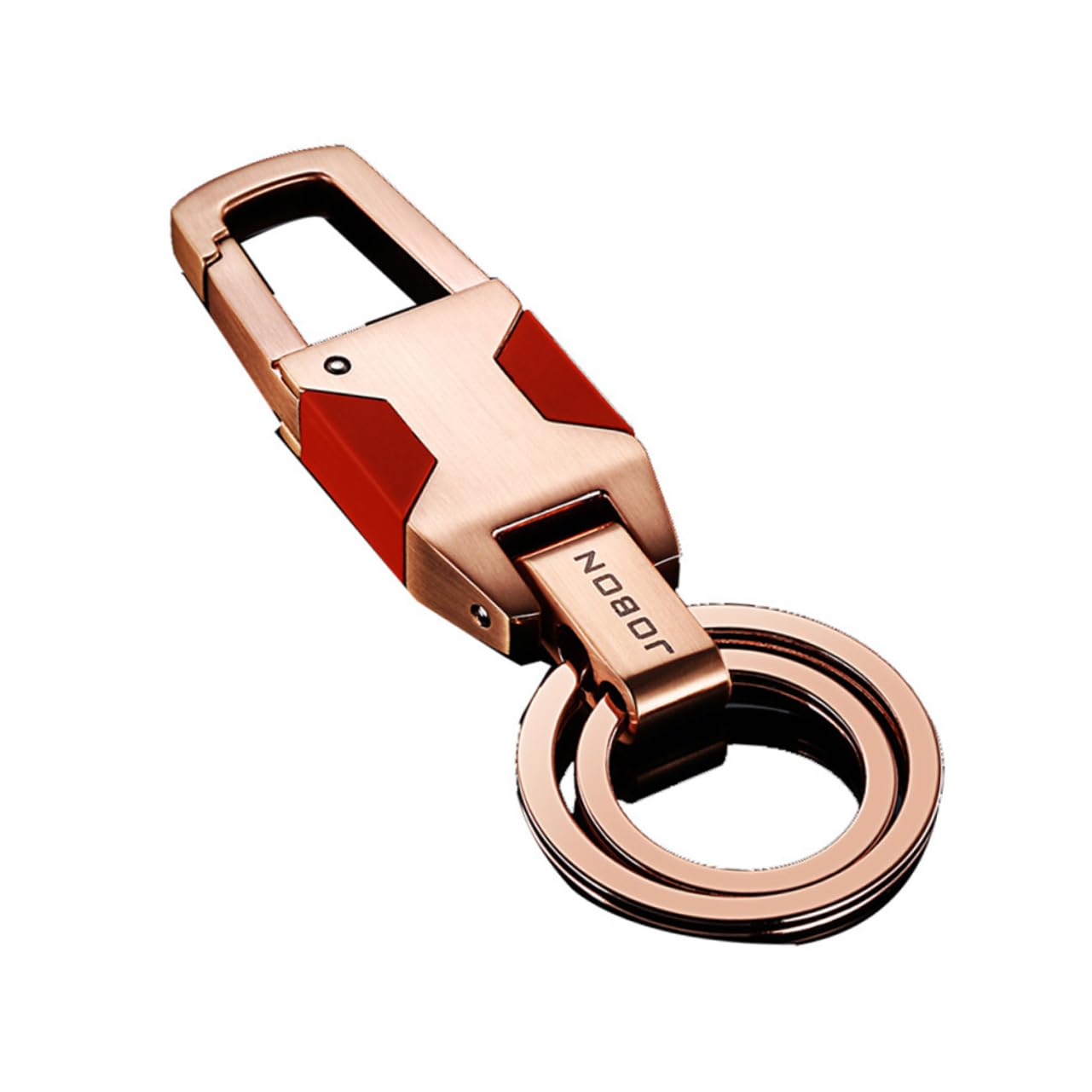 Porte-clés en alliage doré au design épuré pour valoriser vos clés de voiture avec élégance