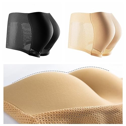 Men's Butt Lifter Panties Padded Boxer Briefs Buttocks Enhancer Sponge Underpants Fake Ass Enlarge Sexy Men Underwear (Color : 688Black, Size : X-Large)2