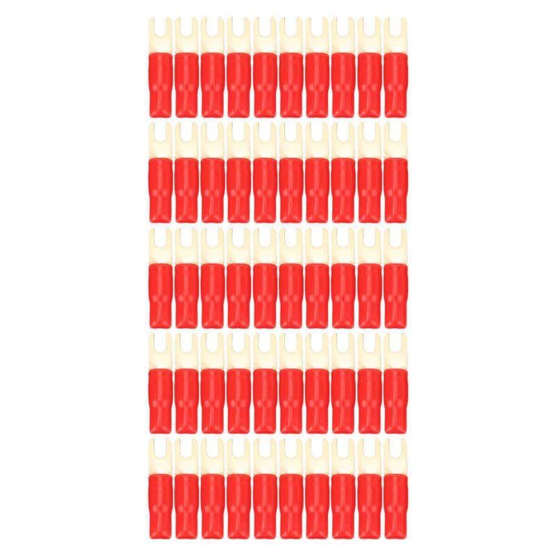 Electrical Crimp Terminals Fork Spade Wire Connectors with Heat Shrink Tube for Auto Home Industry