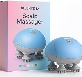 Top 8 Head Massagers in India for Relaxing Your Mind 14 Blushinsta Revive Scalp Massager | 96 Silicon Kneading Points with Detachable Heads | Scalp, Body & Head Massager for Hair...