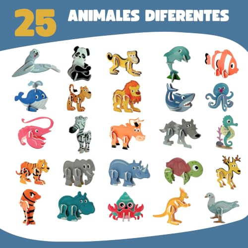 Miniatura 2 de Bloxxi Set 25 Puzzle 3d Vehiculos Para Niños, Detalles Cumpleaños Niños