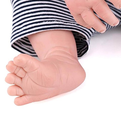 YIHANG Volle Silikon Vinyl Reborn Baby Doll Realistische Handgemachte Babys Puppen 22 Zoll 55 cm Lebensechte Kinder Spielzeug Kinder Geburtstagsgeschenk – Bild 8