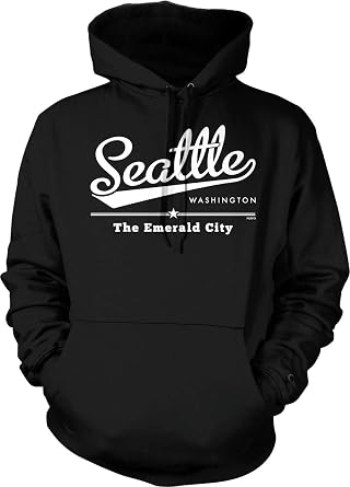 Seattle, Washington, The Emerald City Hooded Sweatshirt