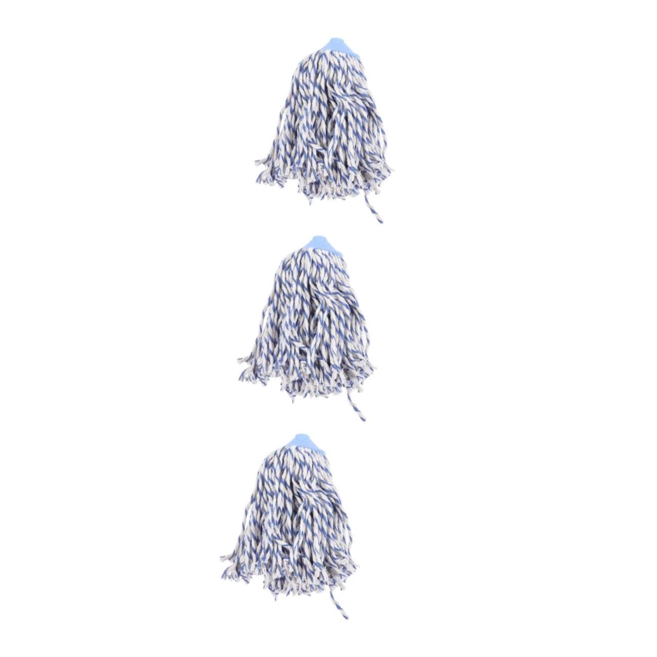 3 Piezas Cabezal de Mopa de Repuesto para Fregona Mop de Absorción de Agua Accesorio de Limpieza Práctico para Hogar Recambio de Reutilizable para Eliminación de Manchas