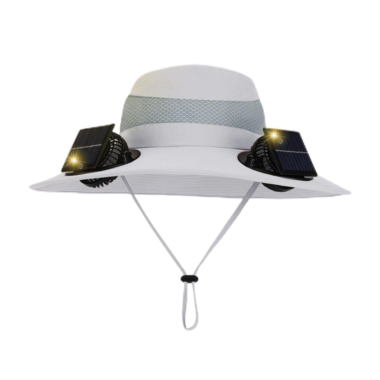 Cappelli Ventilati Per Uomo Cappello a Tesa Larga con Ventola Solare