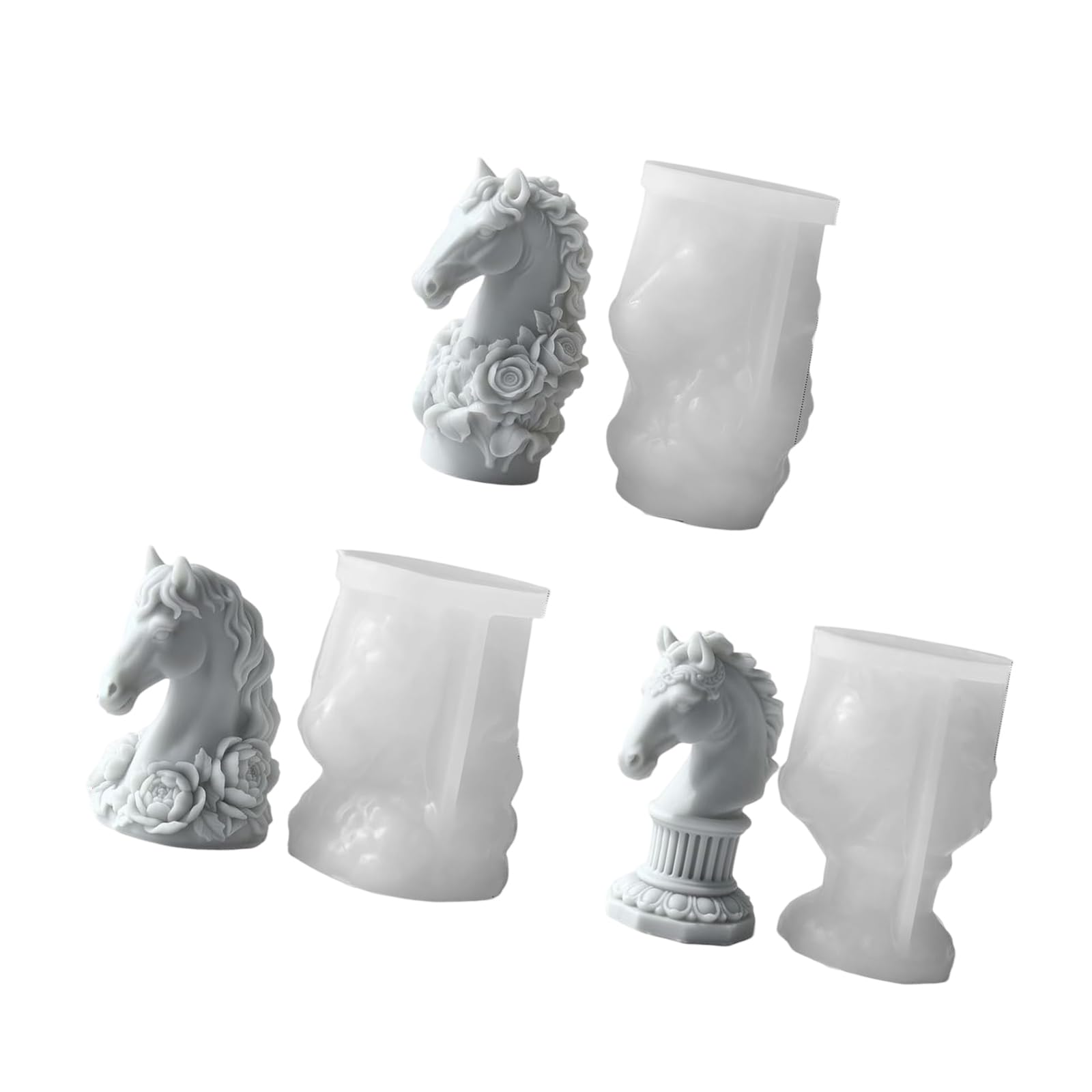 our fave Artistic Horse Sculpture Silicone Featuring Pillar Designs Scented Craft Horse Head Silicone Home Decoration