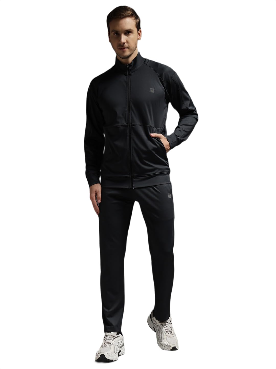 fck gold Men’s Winter Fleece Tracksuit | Soft Polyester Warm 2-Piece Set with Zip-Up Sweatshirt & Track Pants | Comfortable Sportswear for Gym, Running & Casual Wear/DFTS-6-picture-33