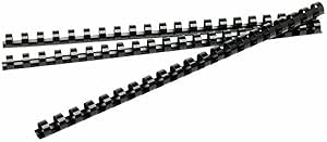 Amazon.com : Rexel 21 Loop Round Binding Combs 100 Pack, Black : Office ...