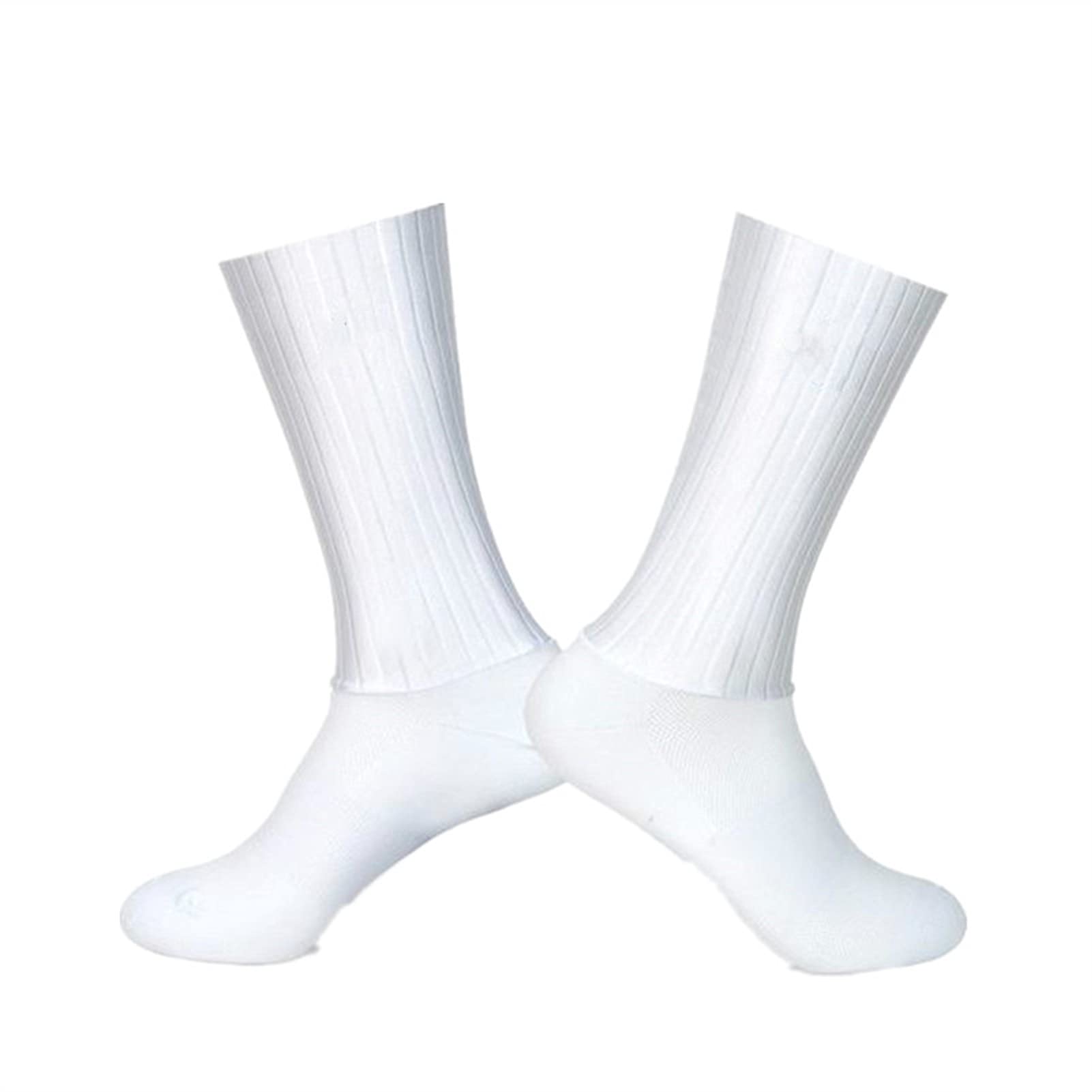 Calcetines de Ciclismo Transpirables Hombres Anti Deslizamiento sin Fisuras Aero Bike Wearproom Traying Calcetines
