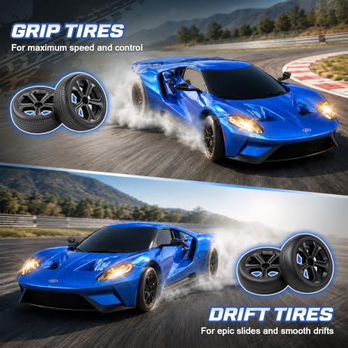 Experience Thrilling Drifts with the YESHIN Ford GT RC Car for Kids 3 and Up - Image 5