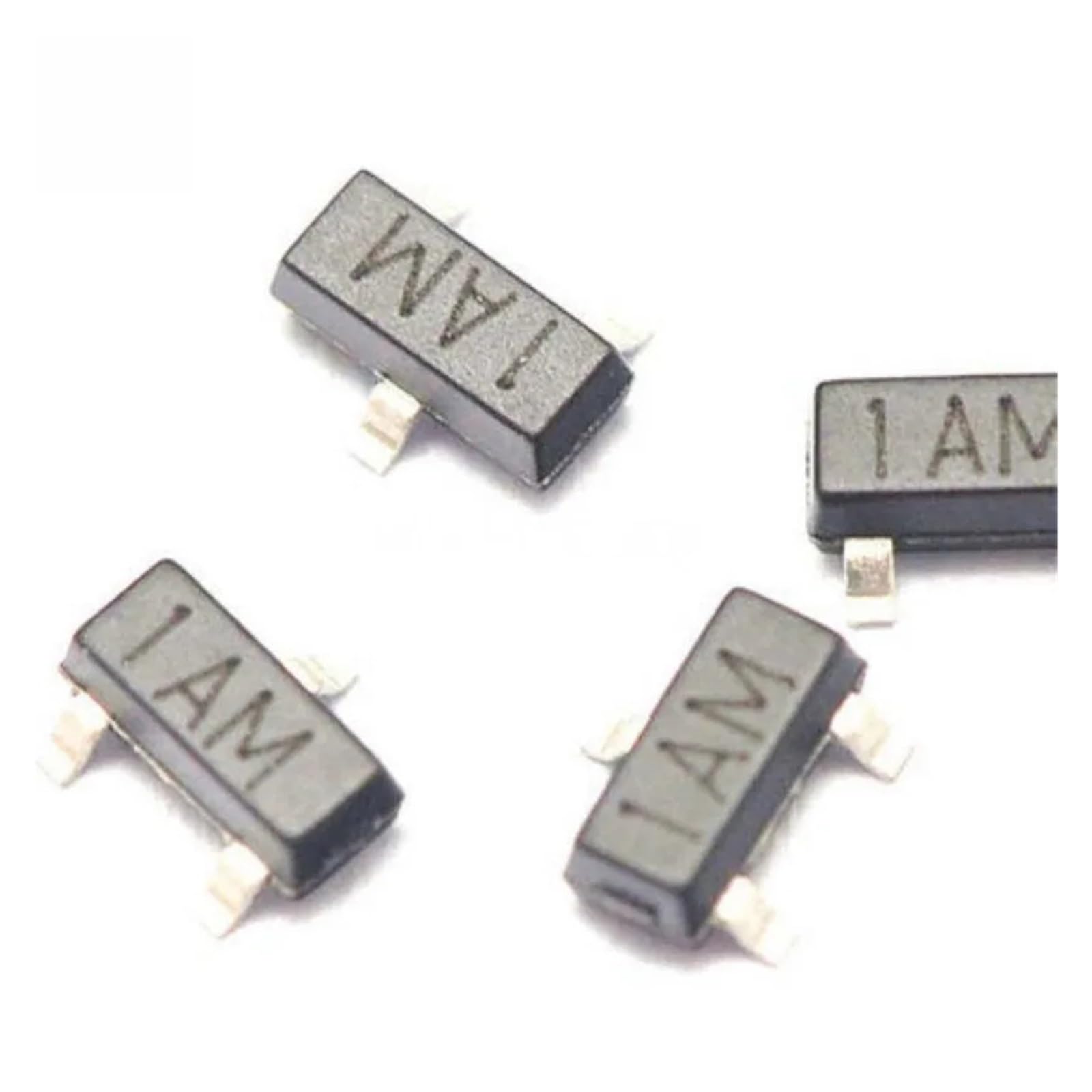 ICXLPMC 100pcs MMBT3904 2N3904 1AM 0.2A 40V SOT-23 NPN SMD Transistor