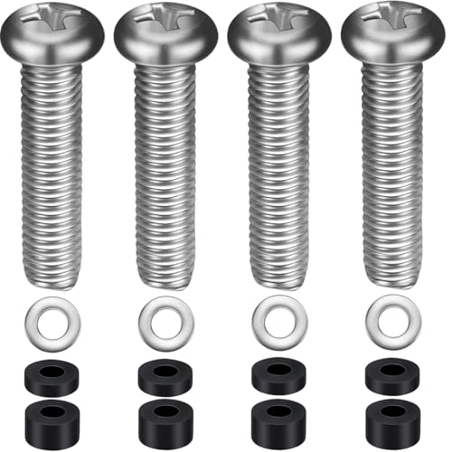 M8 30mm Wall Mount Screws for Samsung TV with Spacers Work with Samsung 42“ 50' 55' 60' 65' 70' 75' 82' TV