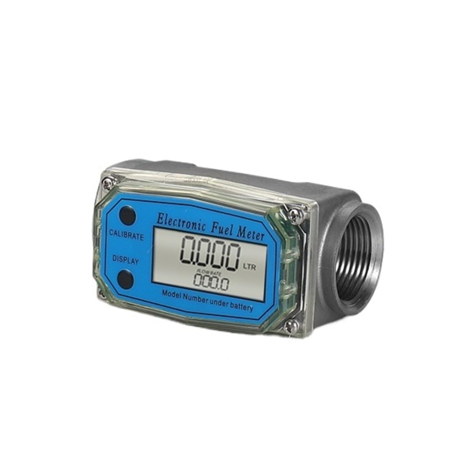 WQGQPXOB Flow Meter Stainless Steel/Aluminum Liquid Meters(Aluminum alloy 1)