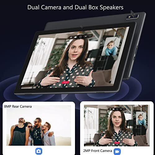Yotopt Android Tablet 10 Inch, Android 11.0, 4Gb Ram 64Gb Storage, Octa-Core Processor, 10.1'' Hd Ips Screen, Dual Camera, Wi-Fi, Bluetooth, Usb Type-C, Y61 Tabletas #TOP4