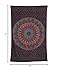Bless International Indian-hippie-gypsy Bohemian-psychedelic Cotton-mandala Wall-hanging-tapestry-multi-color Large-mandala Hippie-tapestry (Golden Blue, Twin (54x72Inches)(140x185cms))